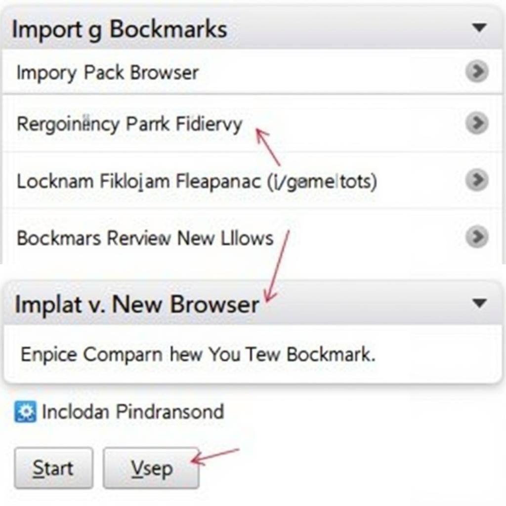 Importing Bookmarks from an Old Browser