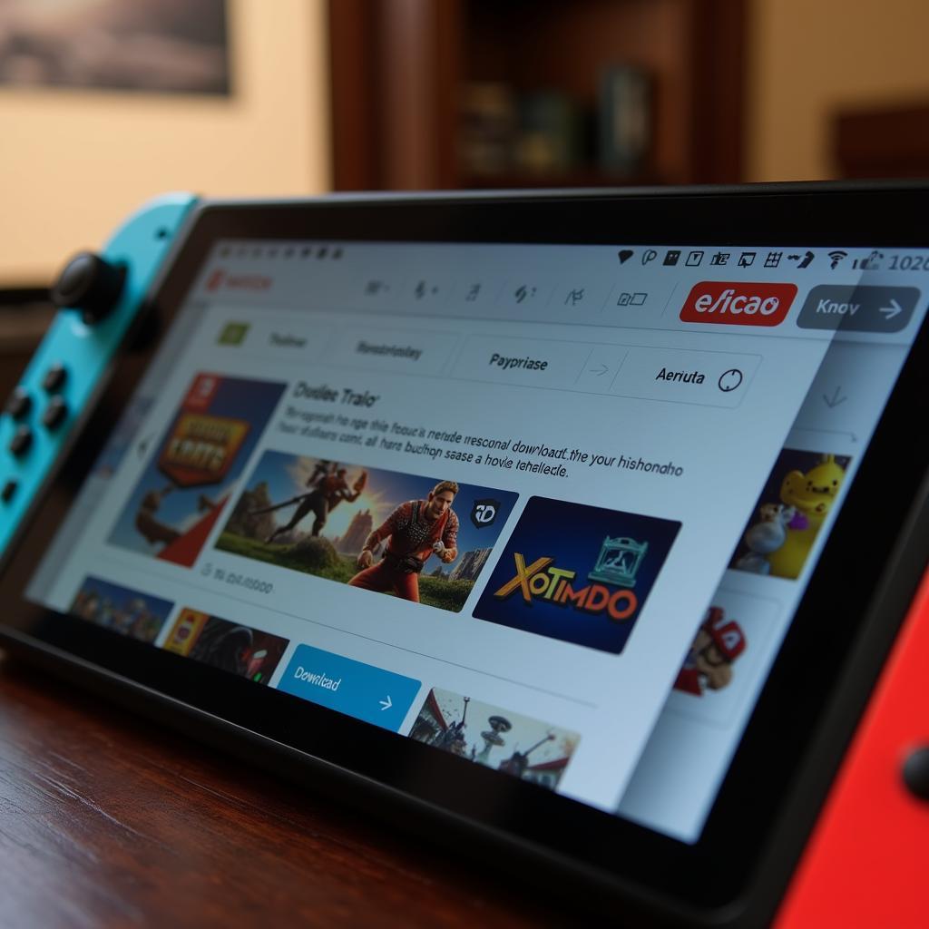 Giao diện Nintendo eShop