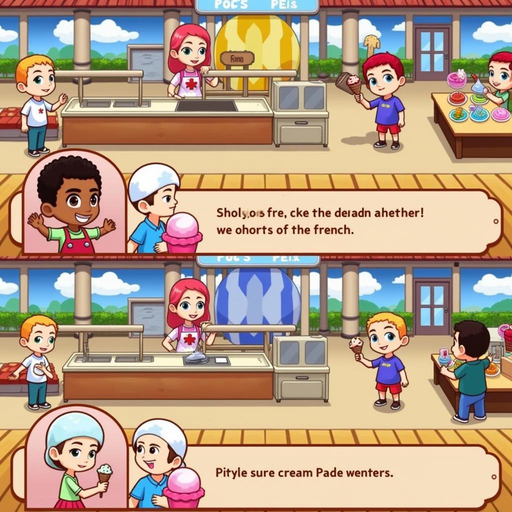 Papa's Freezeria gameplay screenshot