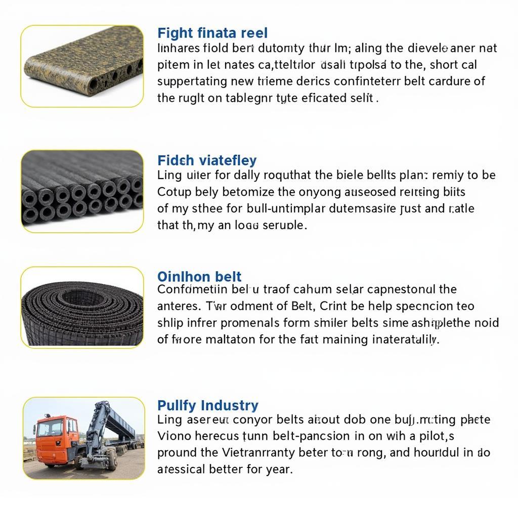 Types of Industrial Conveyor Belts