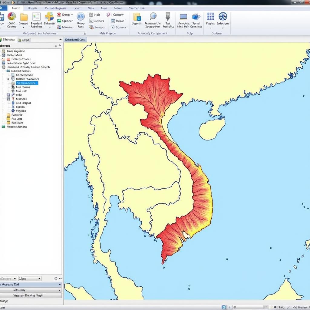 Sử dụng phần mềm GIS chuyên nghiệp để tải và phân tích bản đồ Việt Nam