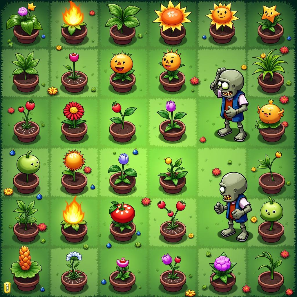 Plant and Zombie Gameplay