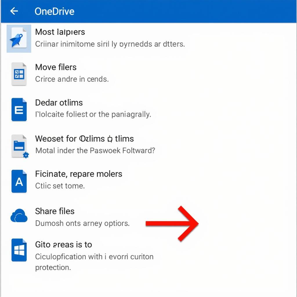 Quản lý file trên OneDrive