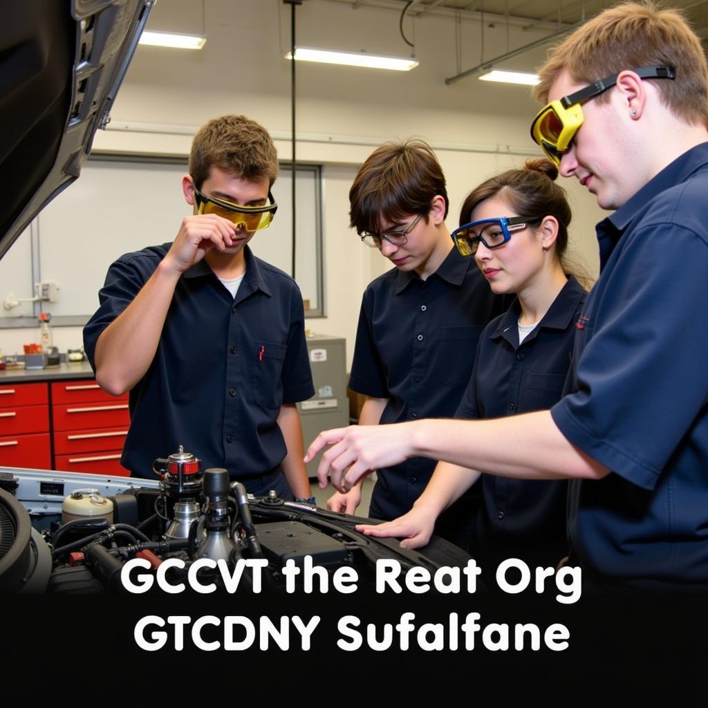 GTCVT 2 Students in Workshop