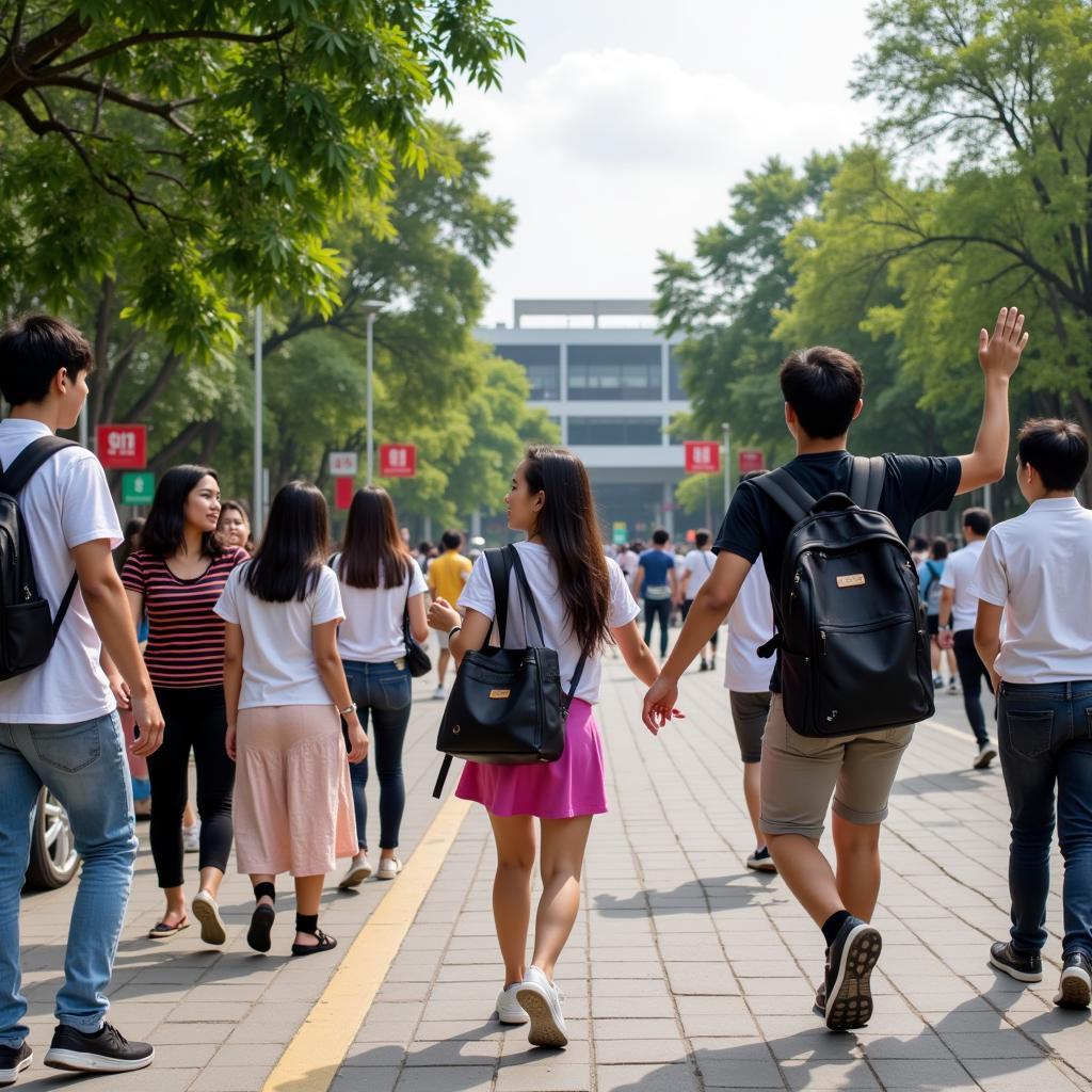 Sinh viên Đại học Giao thông Vận tải Tp HCM