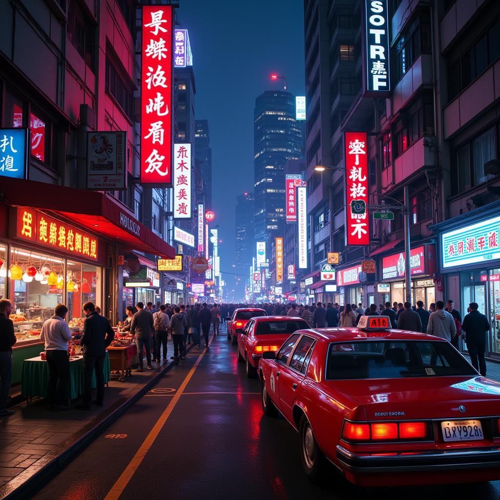 Hong Kong nightlife in Sleeping Dogs