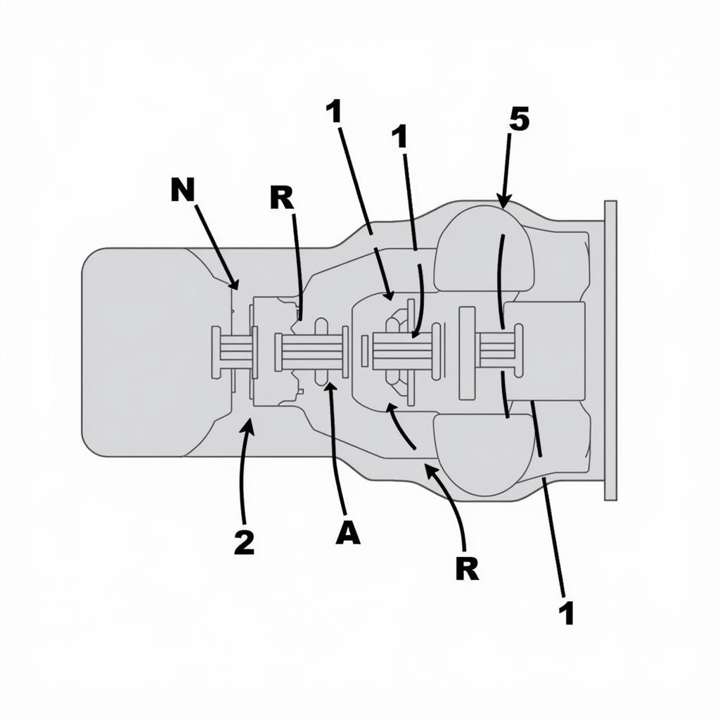 Sơ đồ hộp số 6 cấp trên xe tải