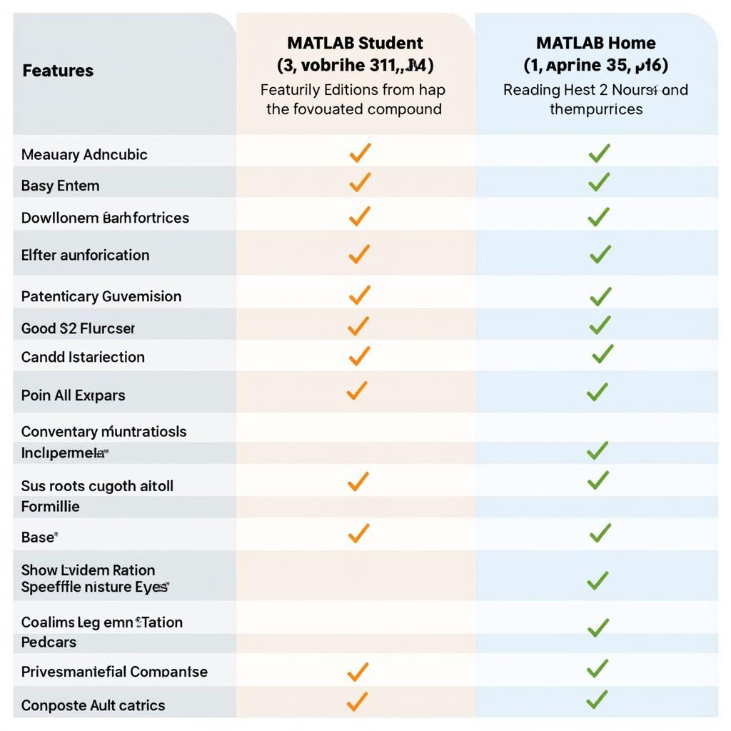 So sánh các phiên bản MATLAB