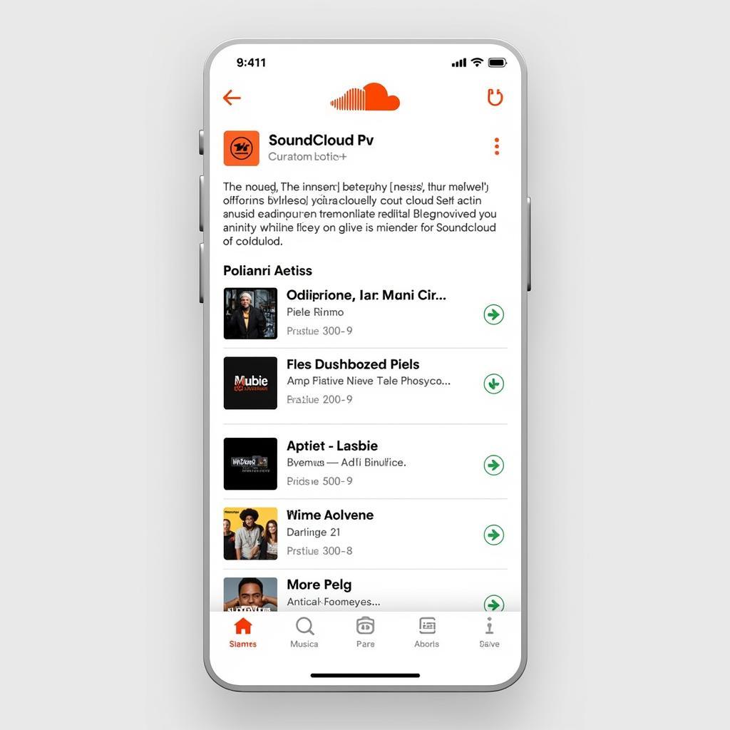 SoundCloud App for Music Discovery