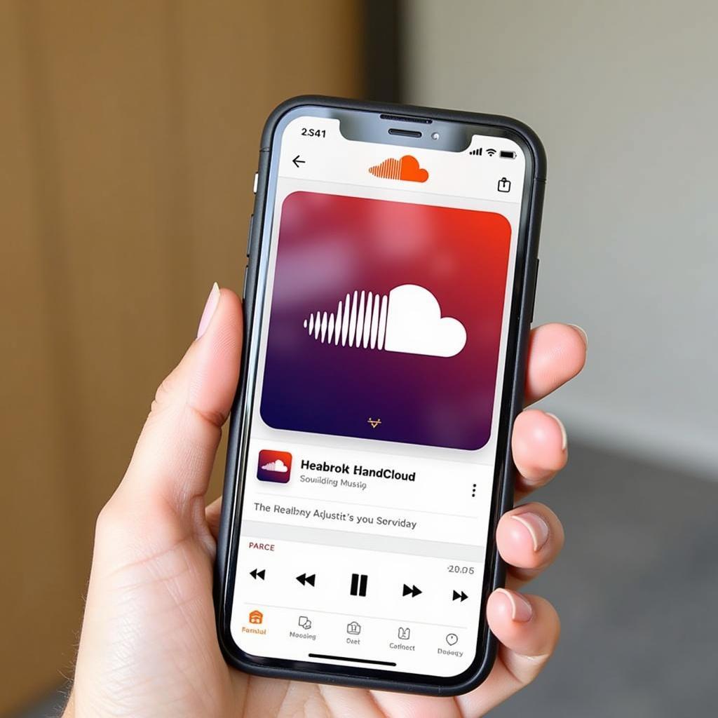 SoundCloud tải nhạc iPhone