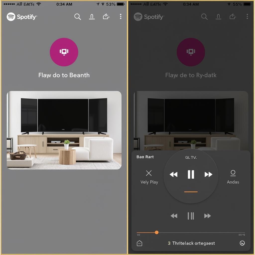 Điều khiển Spotify bằng điện thoại