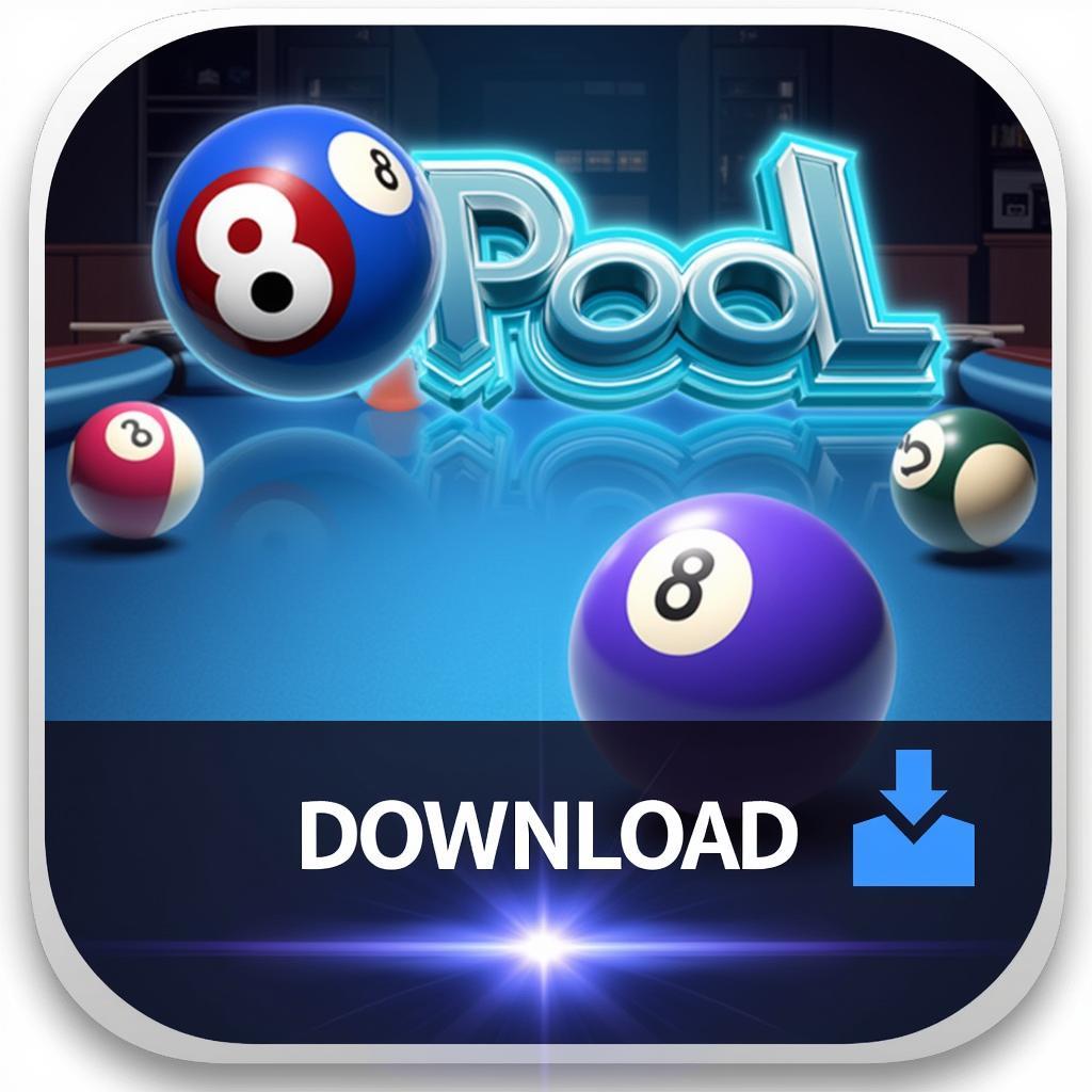 Nút tải 8 Ball Pool trên kho ứng dụng