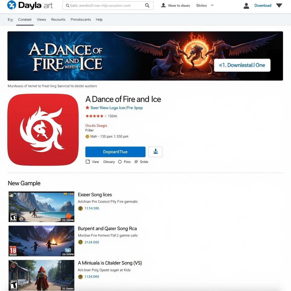 Download A Dance of Fire and Ice