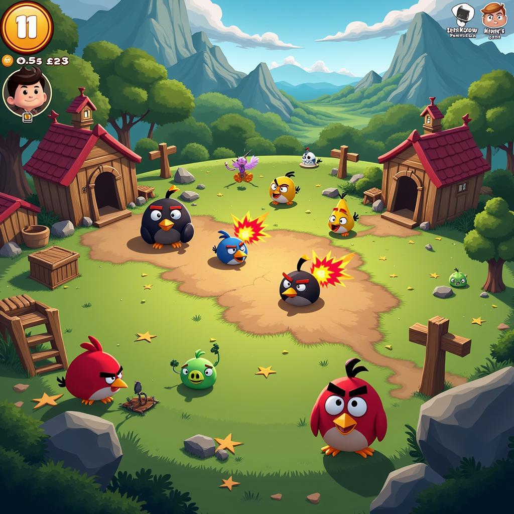 Angry Birds Epic Chiến Đấu