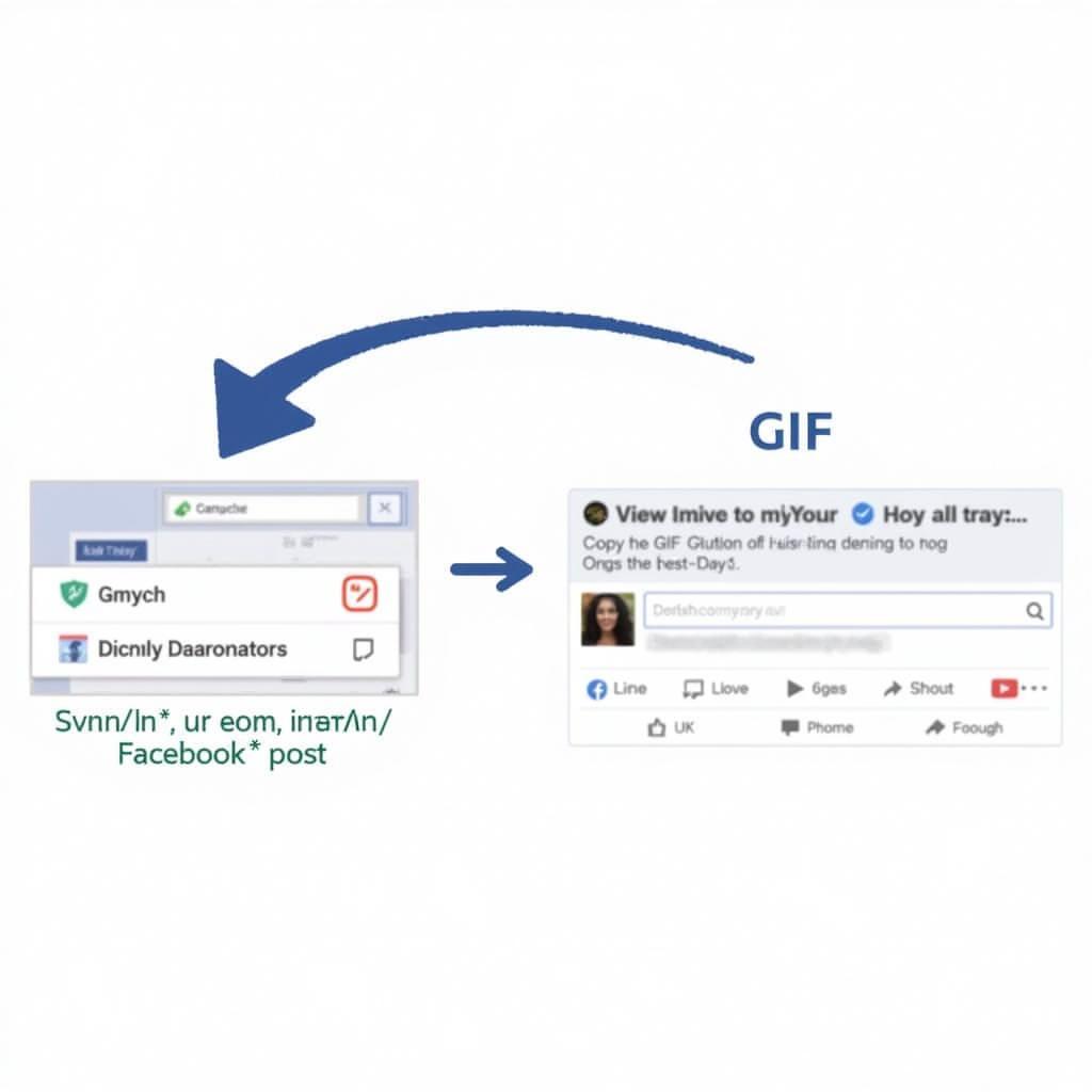 Cách tải ảnh GIF từ Giphy lên Facebook