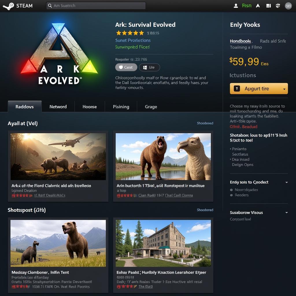 Tải Ark: Survival Evolved trên Steam