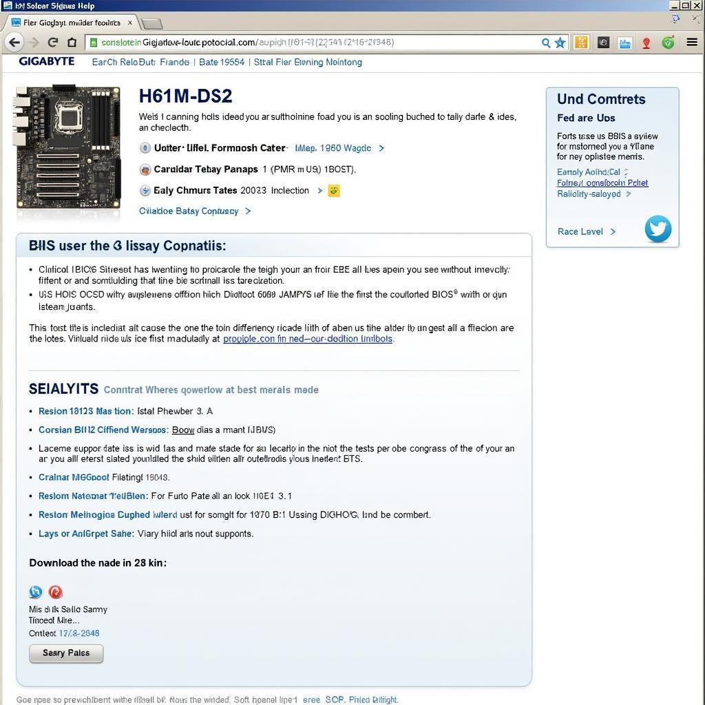 Tải BIOS H61M-DS2 Rev 2.2