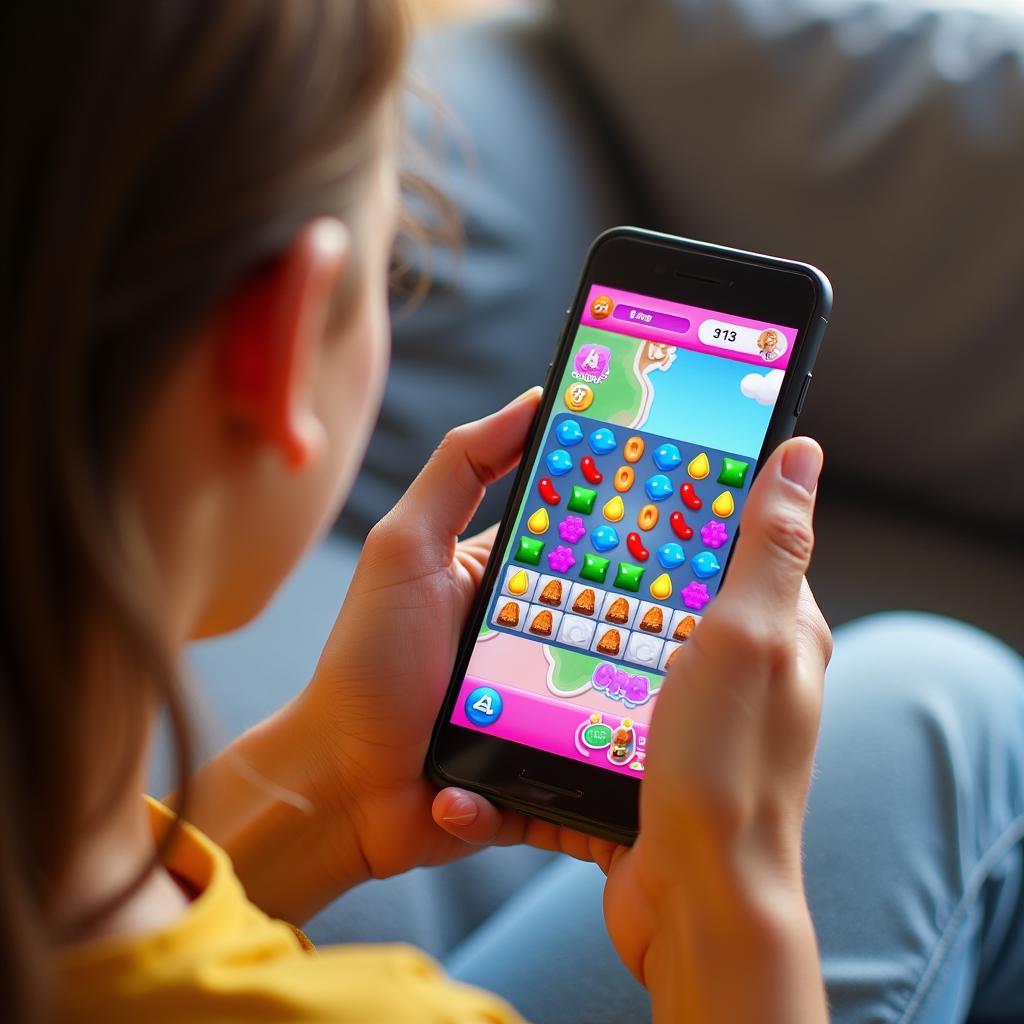 Tải Candy Crush lên điện thoại