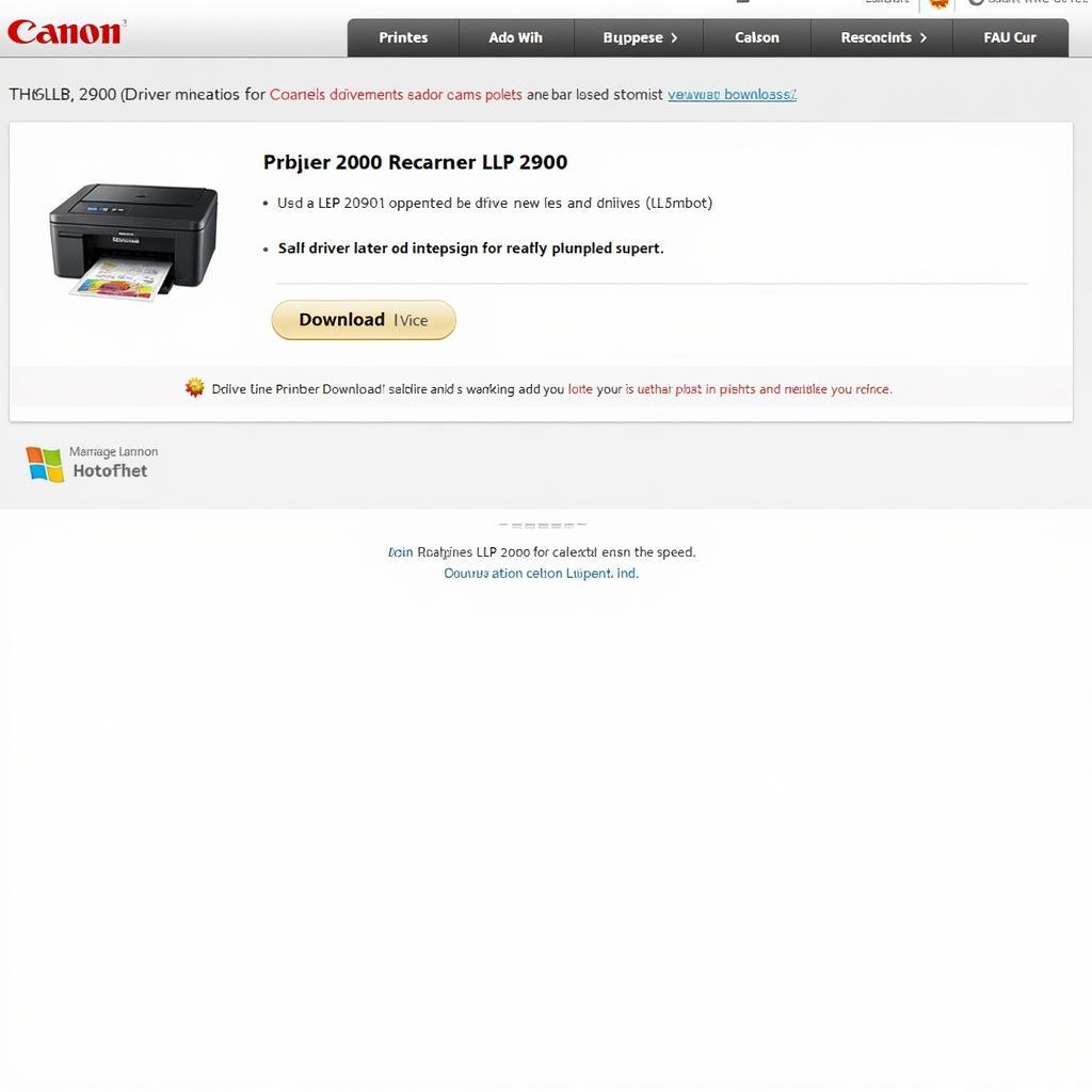 Download Canon LBP 2900 driver