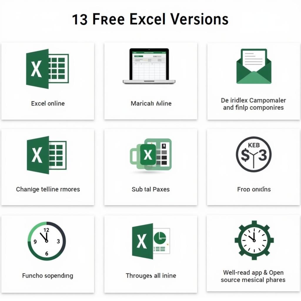 Các phiên bản Excel miễn phí