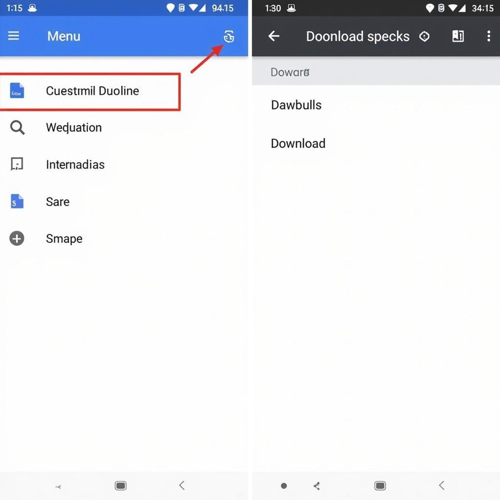 Tải File Google Docs trên Điện Thoại