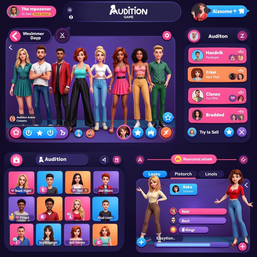 Giao diện game Audition VTC