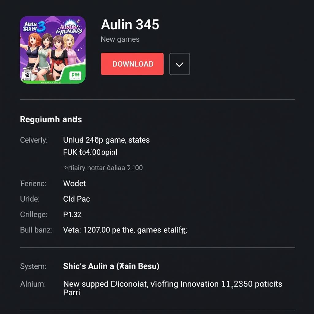 Tải game Aulin 345 New