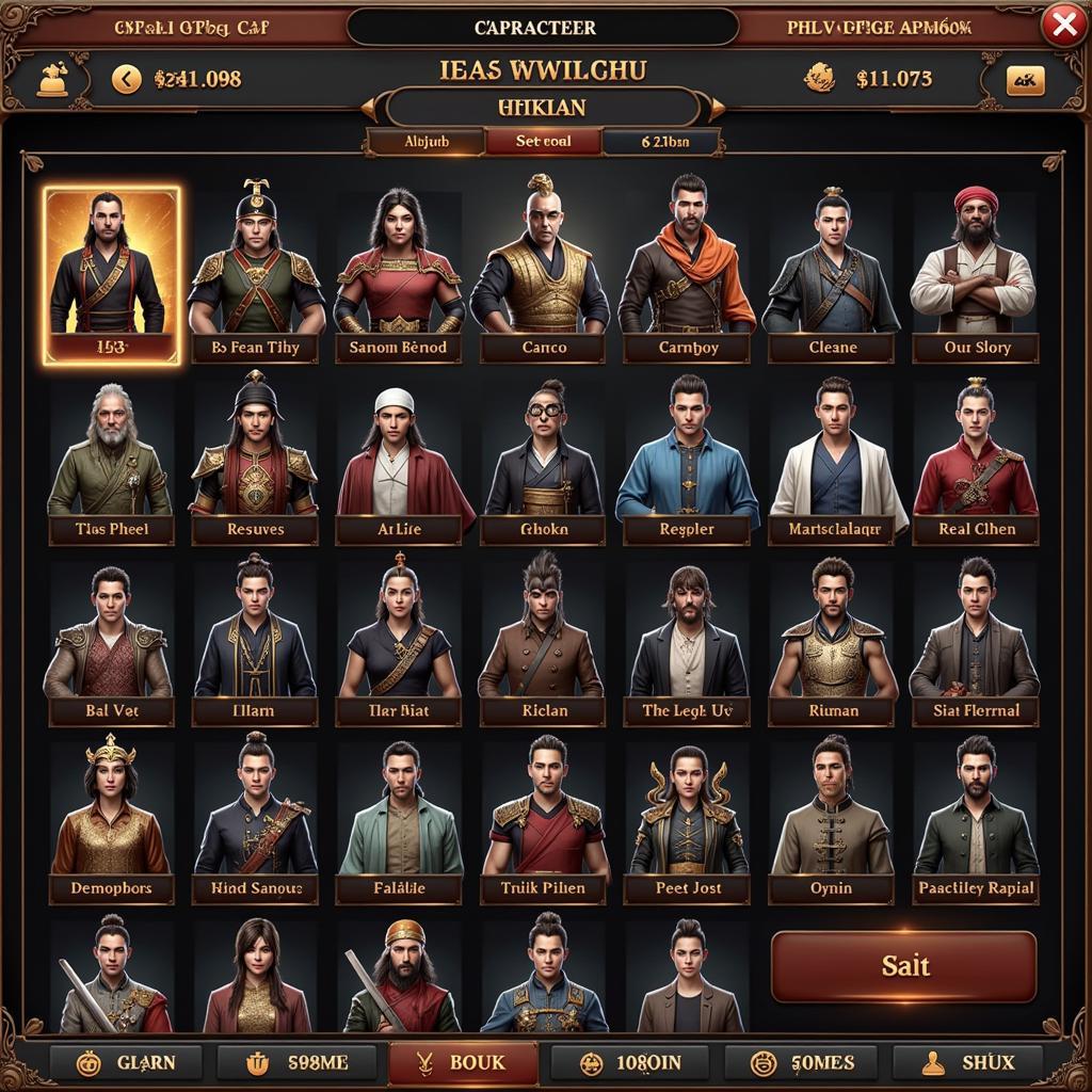 Character Selection Screen