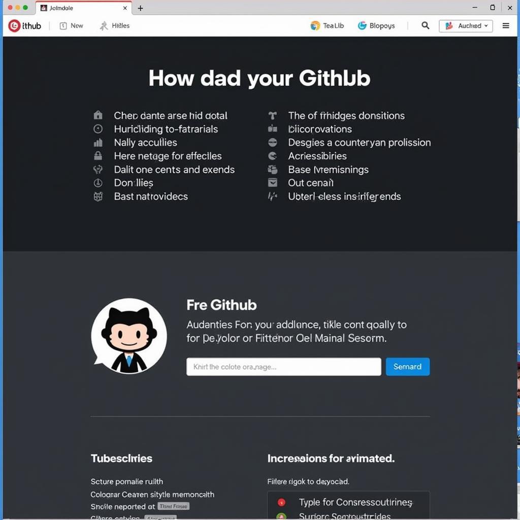 Giao diện Github