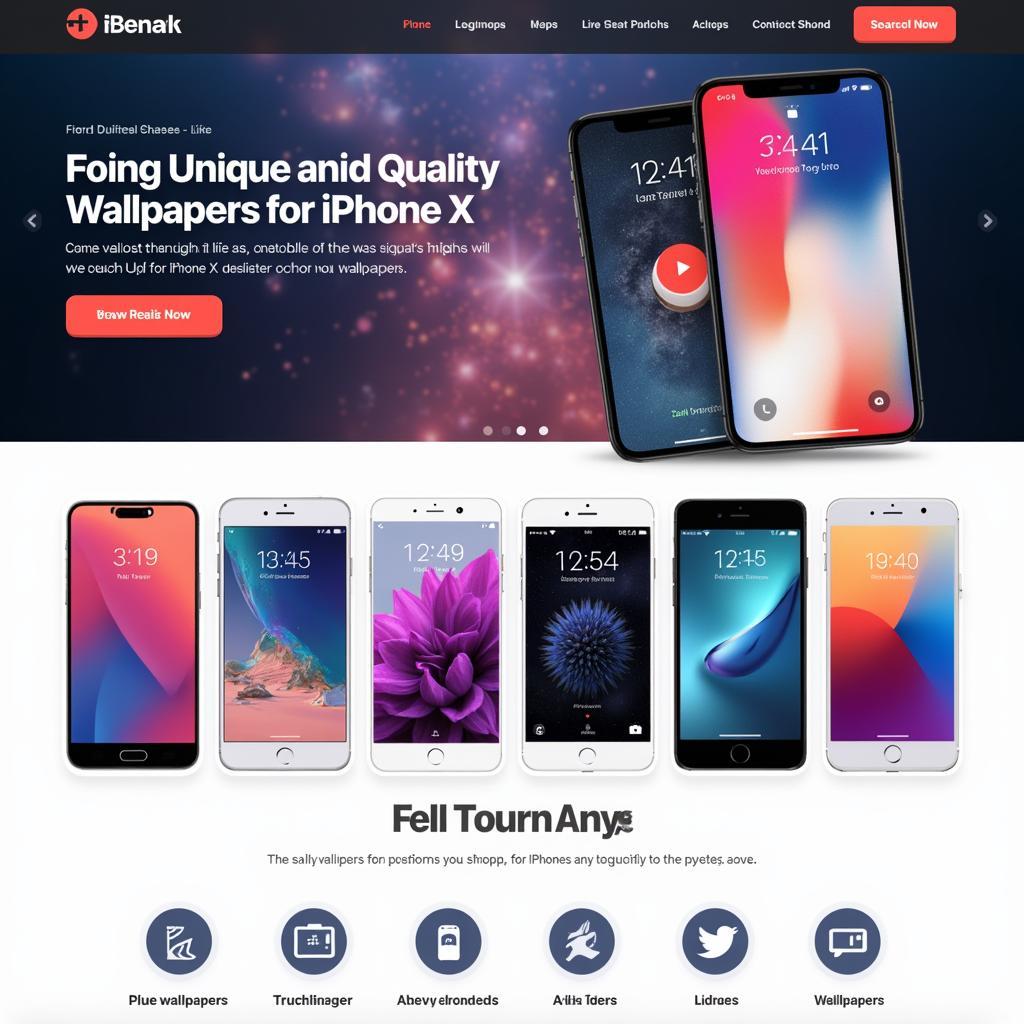 Tải hình nền iPhone X độc đáo