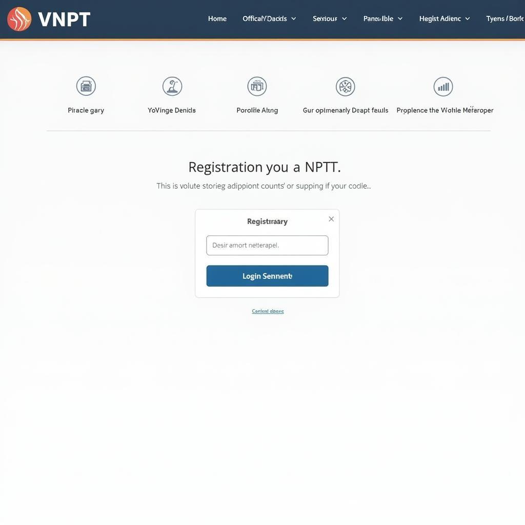 Truy cập website VNPT