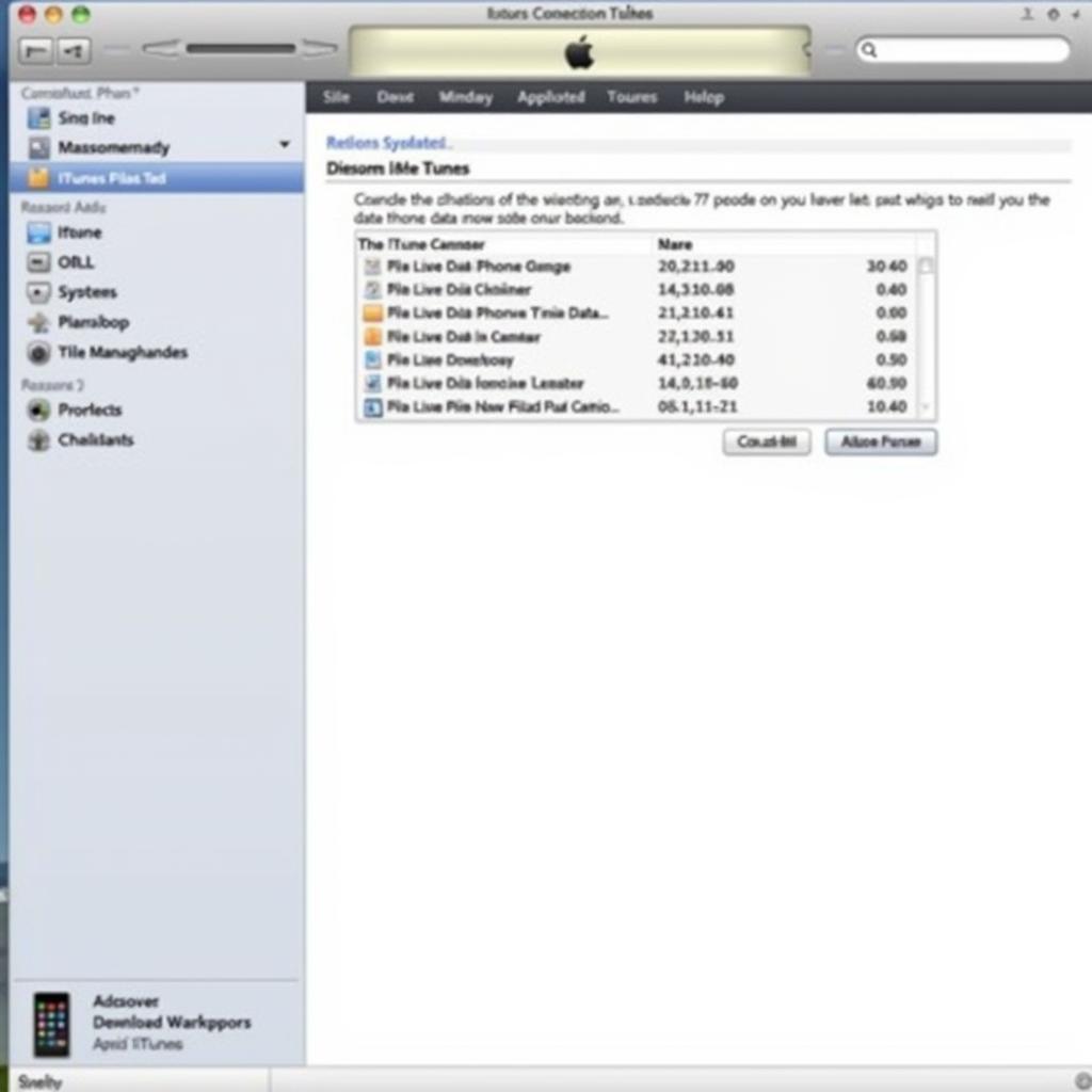 iTunes syncing data on Windows 7