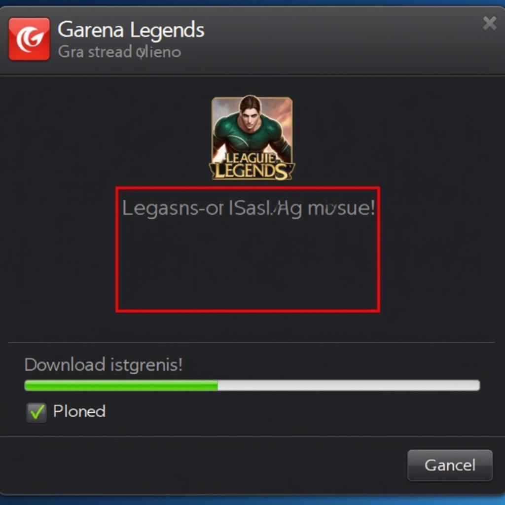 Giao diện Garena