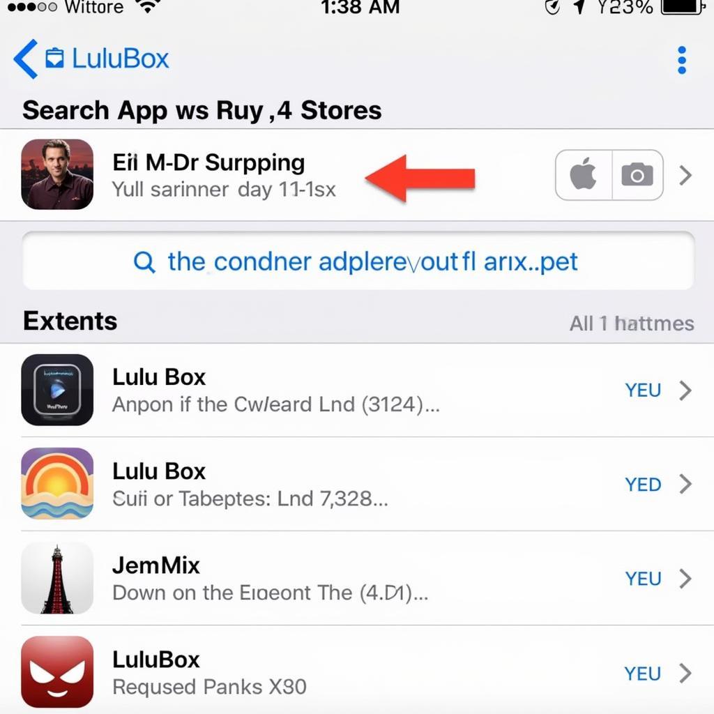 Lỗi không tìm thấy ứng dụng LuluBox trên App Store