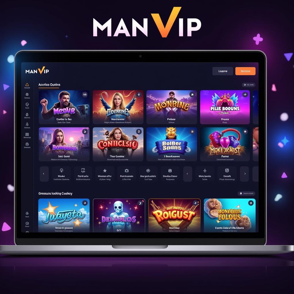 Giao diện Man Vip hấp dẫn người chơi