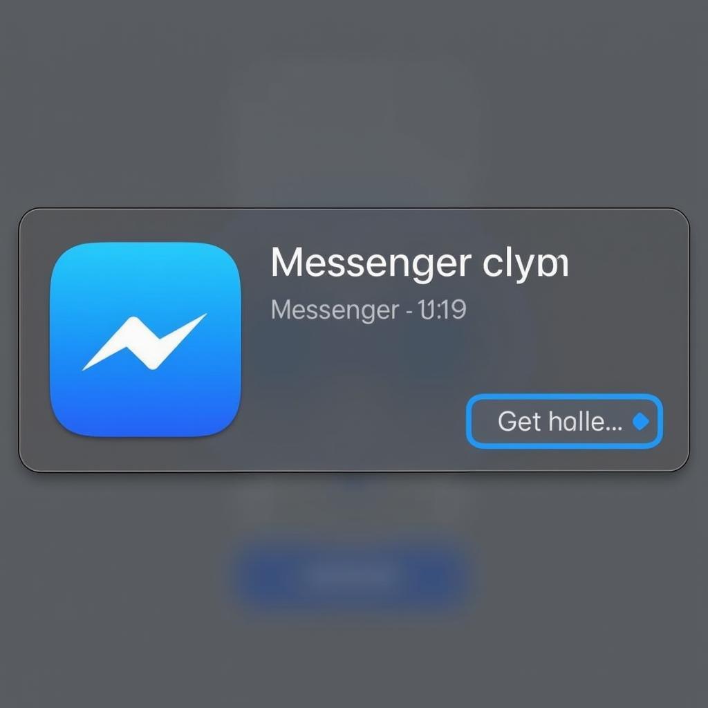 Tải Messenger từ App Store