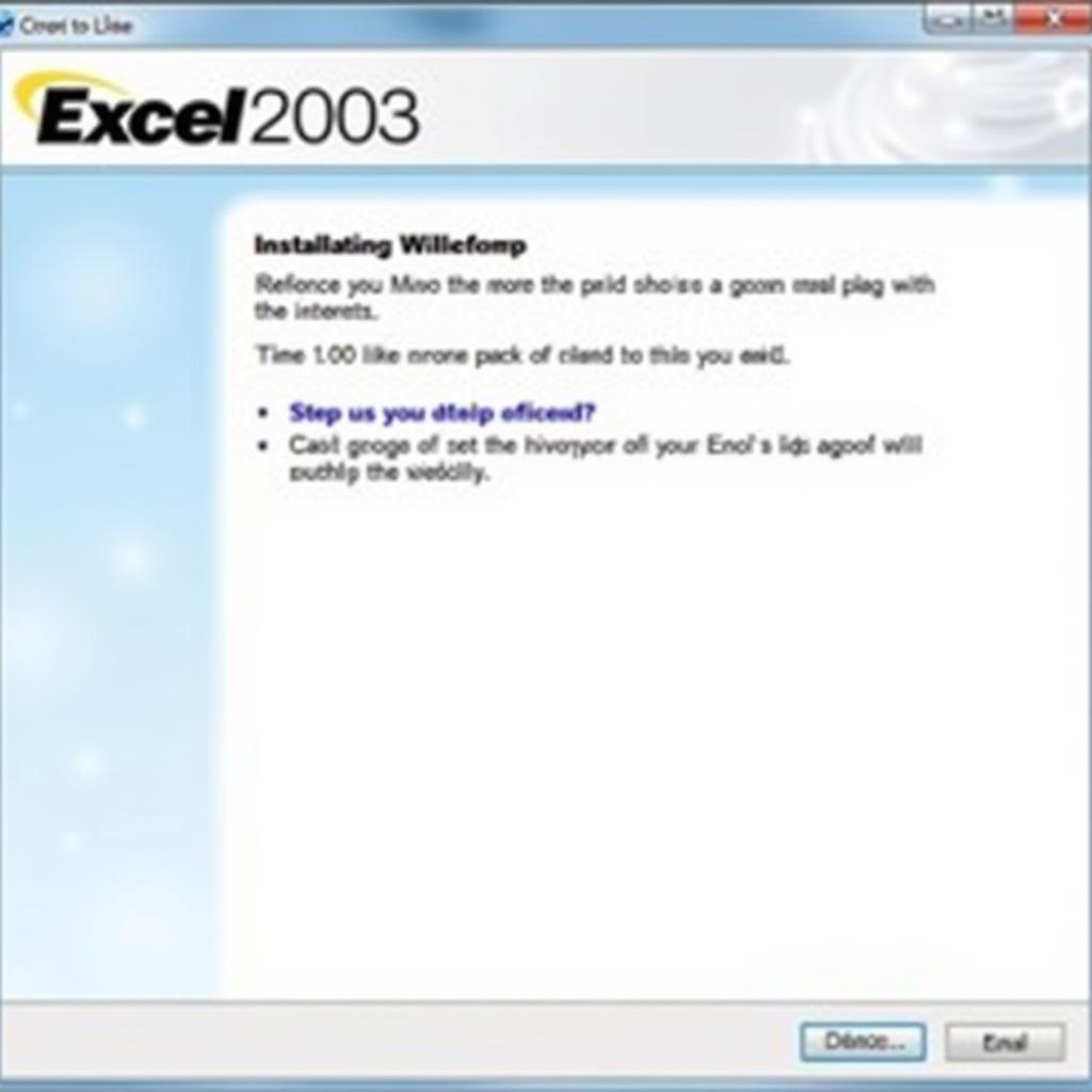 Tải Microsoft Excel 2003