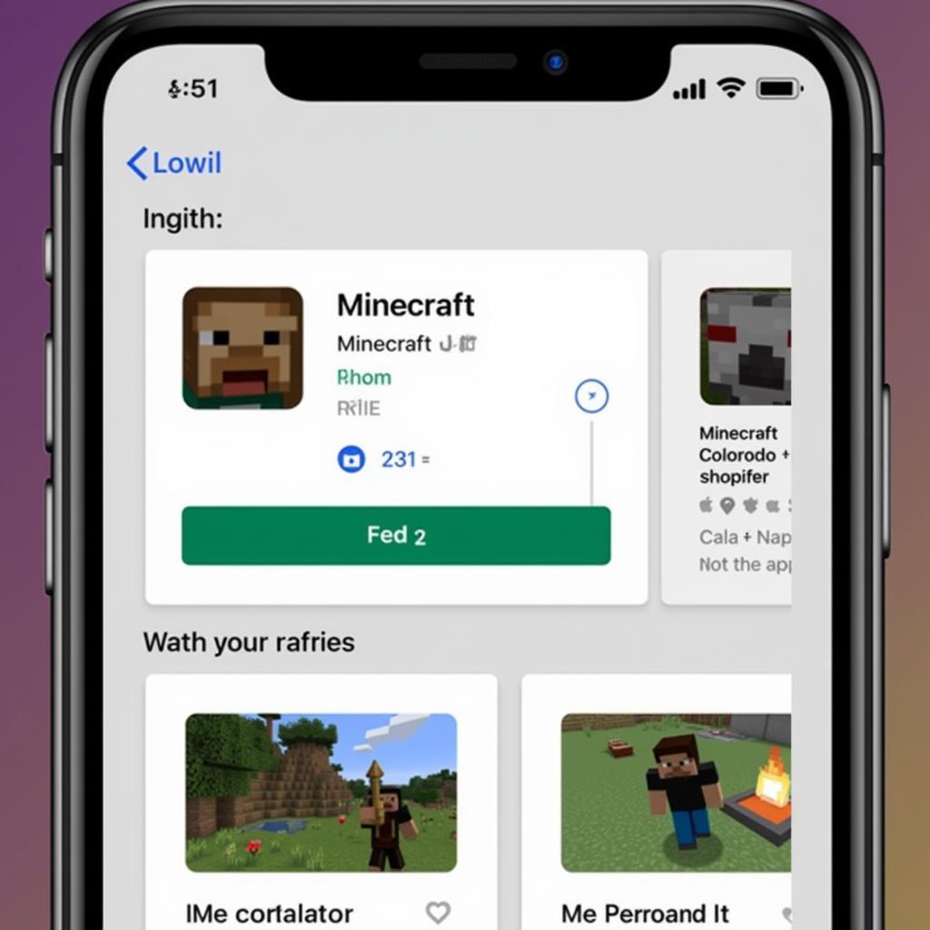 Tải Minecraft miễn phí iOS từ Appvn