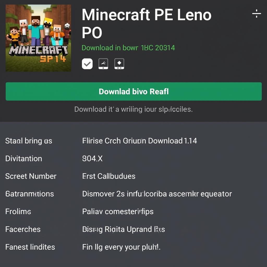 Tải Minecraft PE 1.14