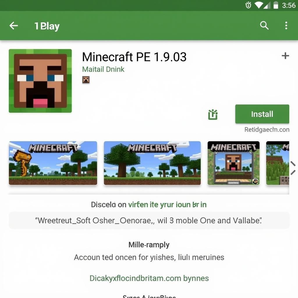 Tải Minecraft PE 1.9.0.3 trên CH Play