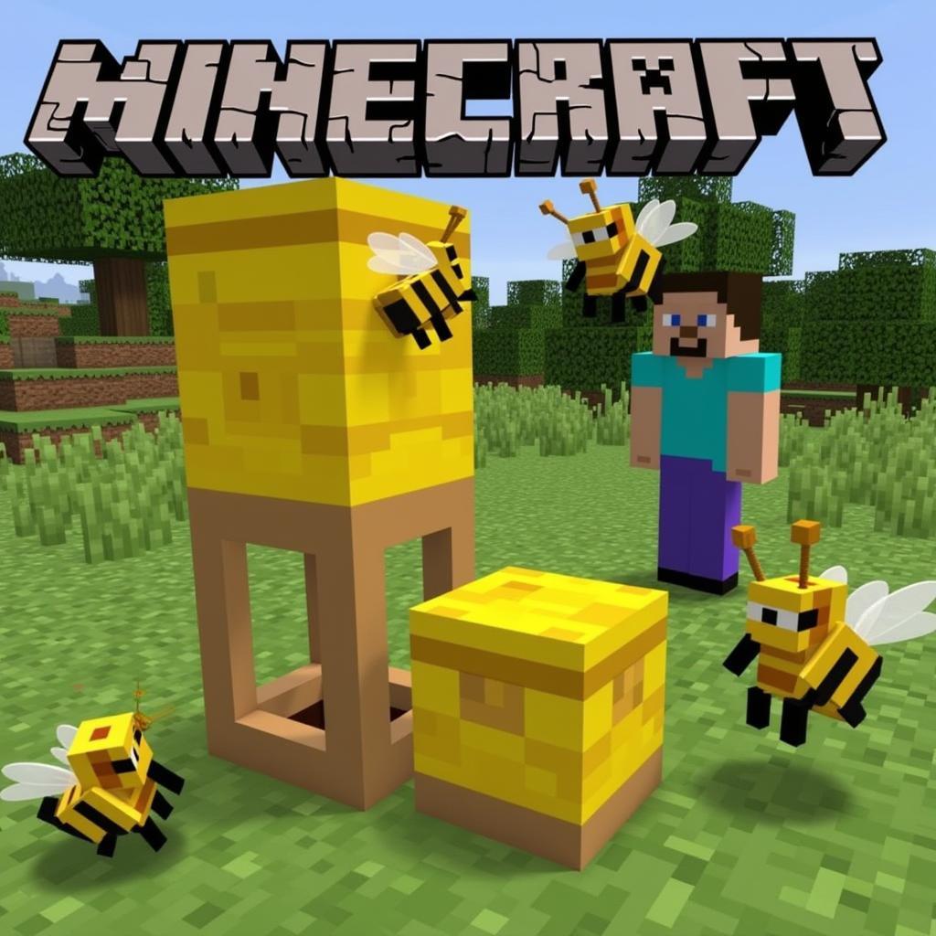 Minecraft PE 1.15.0 Bees and Beehive