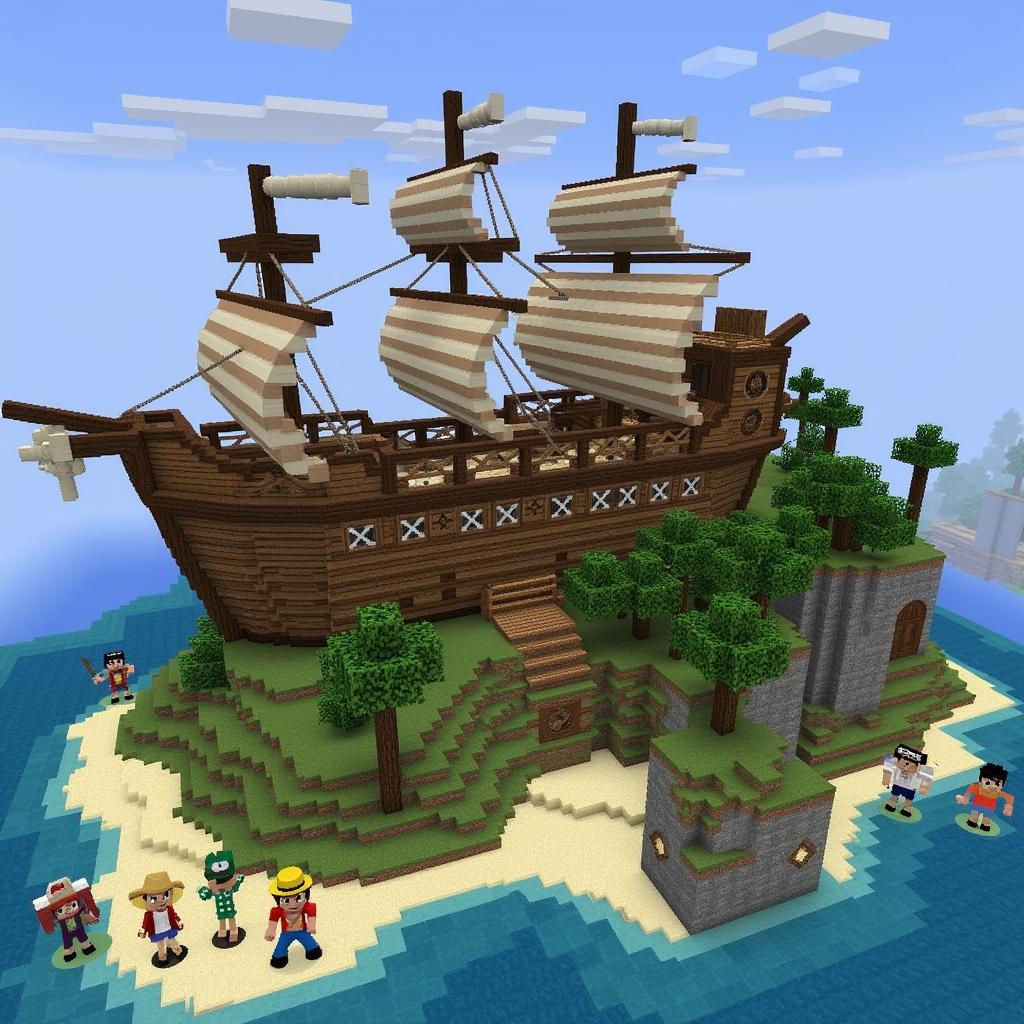 Tải mod One Piece Minecraft PE