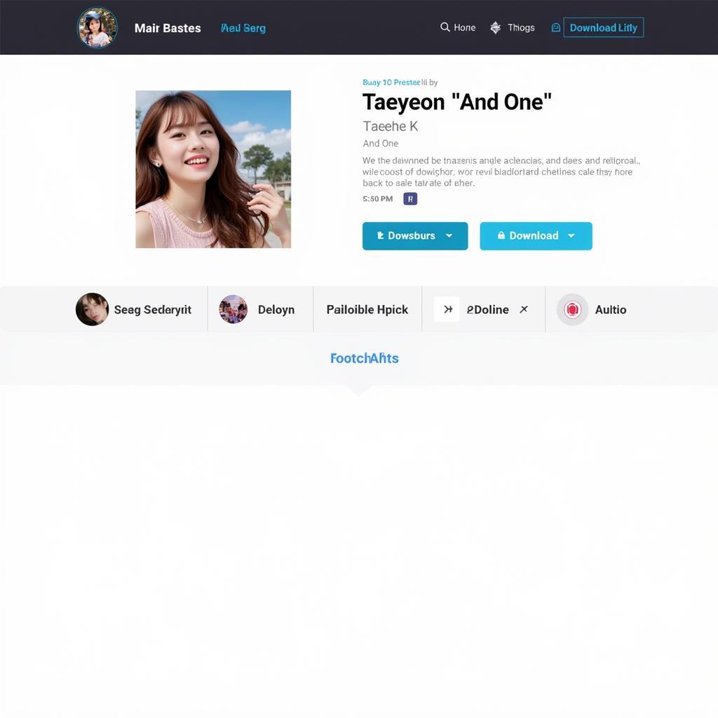 Tải nhạc And One Taeyeon từ website