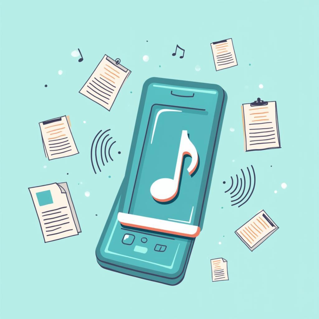 Professional document ringtones for smartphones