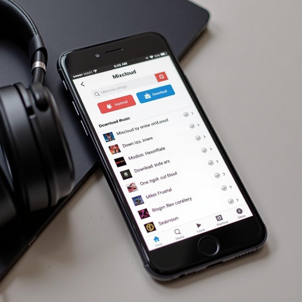 Tải nhạc Mixcloud về điện thoại bằng ứng dụng
