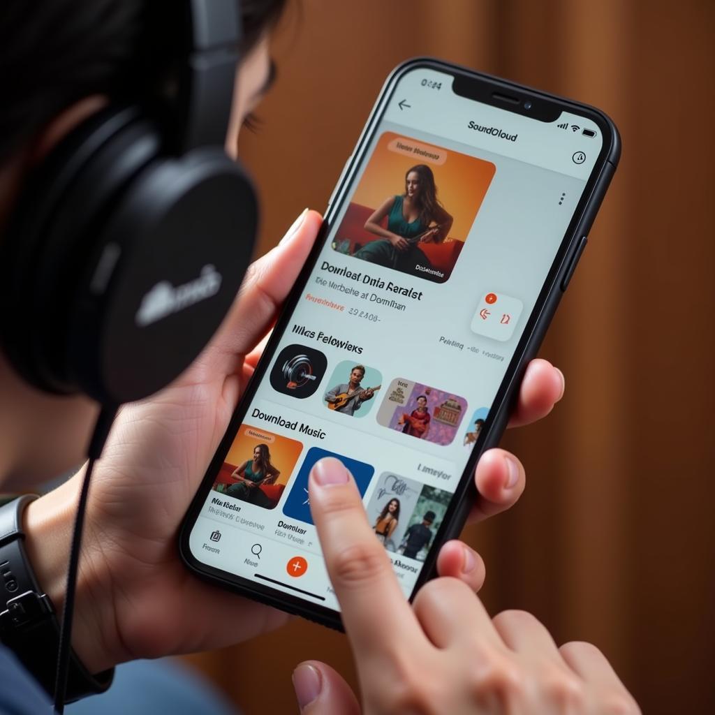 Tải nhạc Soundcloud về iPhone