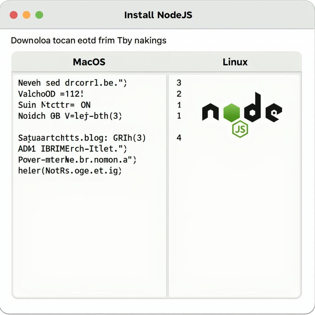 Cài đặt NodeJS trên macOS và Linux