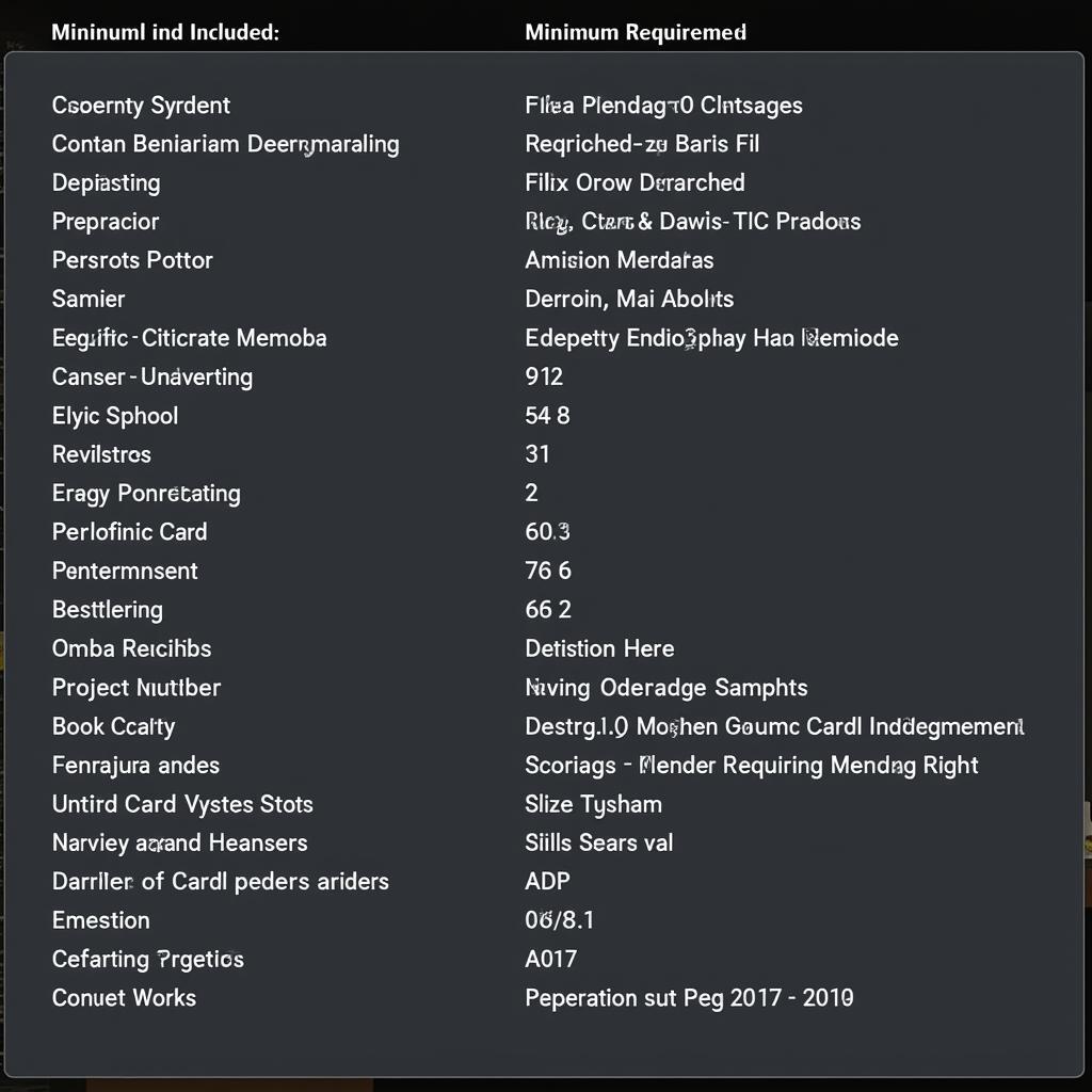 Cấu hình Oxygen Not Included