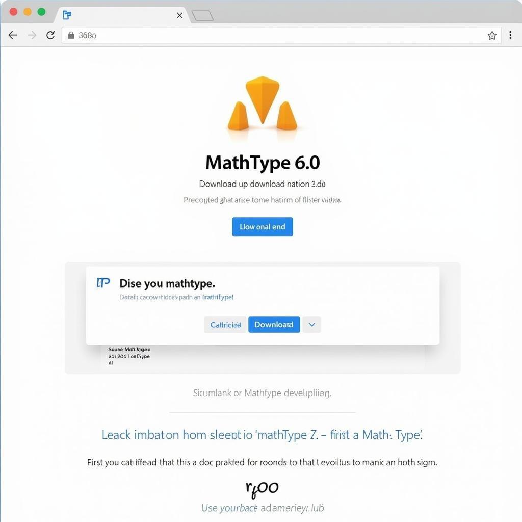 Tải phần mềm MathType 6.0 miễn phí từ nguồn chính thống