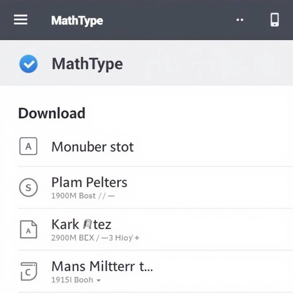 Tải phần mềm MathType